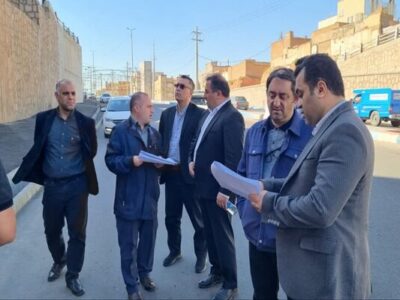 بازدید و بررسی آخرین وضعیت خیابان ۴۵ متری شهید آل هاشم با هدف رفع نواقصات این مسیر