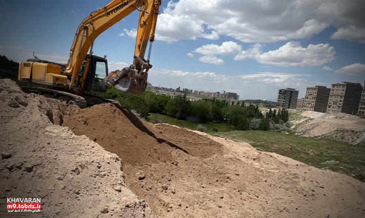 آغاز آمادهسازی زمینهای ۵۵ هکتاری فاز ۱ خاوران آغاز آمادهسازی زمینهای ۵۵ هکتاری فاز ۱ خاوران