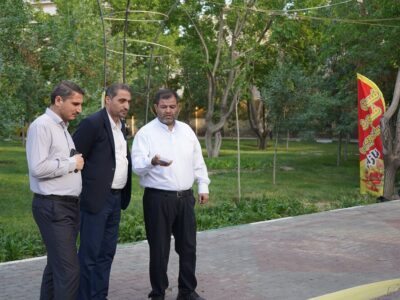 بهسازی معابر خیابان امام توسط شهرداری منطقه ۲