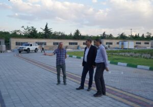 بررسی آخرین وضعیت احداث غرفه های دائمی میدان ائل گولی