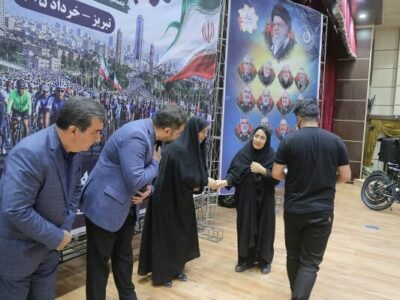 تجلیل از خانواده‌های شهیدان علیسان جباری و طاها بهروزی