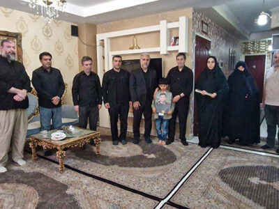دیدار مدیرعامل و مدیران سازمان عون‌بن‌علی با خانواده شهید والامقام محمد خوش اقبال