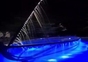 احیای آبنمای نمادین کشتی در تفرجگاه ائل گولی