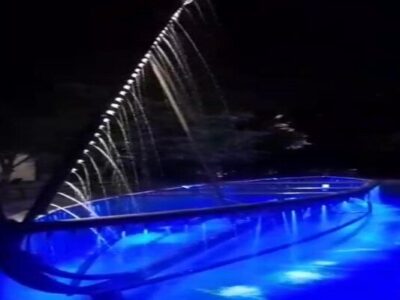 احیای آبنمای نمادین کشتی در تفرجگاه ائل گولی