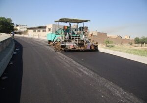 پروژه اتصال آزادراه شهید باکری به بلوار ملت آسفالتریزی شد