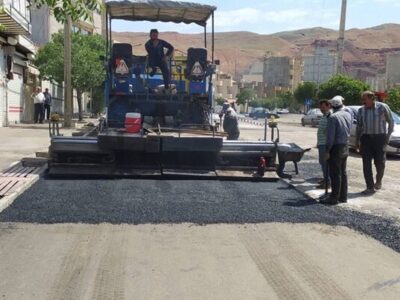 پیشرفت ۶۰ درصد بهسازی معابر شهرک ارم