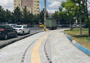 اجرای ۱۱ هزار مترمربع سنگفرش و مناسبسازی معابر در منطقه ۴ تبریز