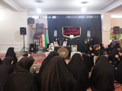 برگزاری ویژه برنامه نوای محرم در مسجد امام حسین (ع) قراملک