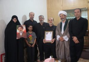 خانواده گرانقدر شهید اقتدار اسماعیل مهرآرا تجلیل شد