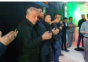 برگزاری آیین عزاداری ماه محرم با حضور مدیر عامل و پرسنل سازمان ساماندهی مشاغل شهرداری تبریز
