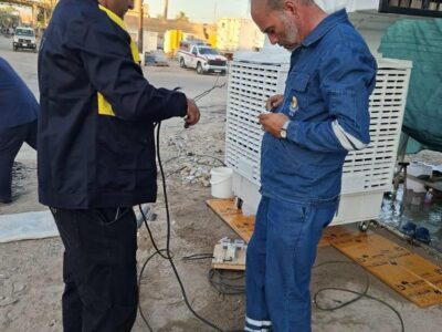 آغاز خدمترسانی شبانهروزی اکیپ برق تبریز به موکبهای اربعین در سامرا
