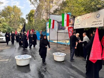 برپایی موکب «آقای شهید» در مسیر آیین تشییع و وداع با پیکر مطهر رهبر شهید