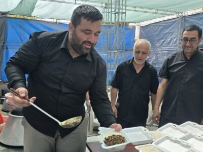 بازدید شهردار منطقه ۱۹ تهران از تدارک پرشور شهرداری تبریز
