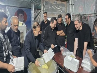 بازدید نماینده مردم تبریز، اسکو و آذرشهر در مجلس شورای اسلامی از خدماترسانی موکب جنتالحسین(ع) در پایتخت