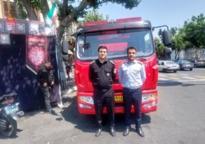 آتشنشانی تبریز با آمادگی کامل، ایمنی مراسم تشییع پیکر امام شهید را تأمین کرد