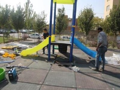 رسیدگی و بهسازی وضعیت پارکهای سطح منطقه ۷ تبریز