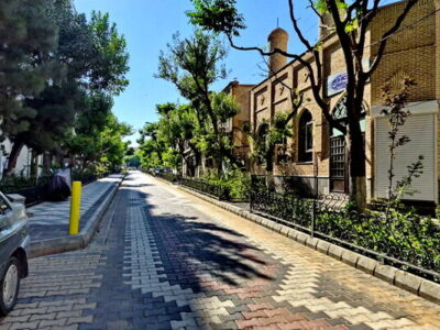 سنگفرش بالا تربیت (تربیت غربی) تکمیل و به بهره برداری رسید