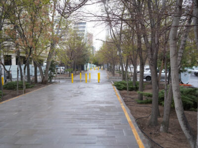 بررسی آخرین وضعیت اجرای فاز دوم بازپیرائی جاده ائل گلی