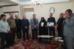 دیدار شهردار منطقه ۳ تبریز با خانواده معظم شهید والامقام مهدی بزرگی