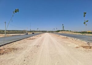آغاز کاشت انواع گونه‌های گیاهی در خیابان ۳۲ متری تازه‌احداث وادی رحمت