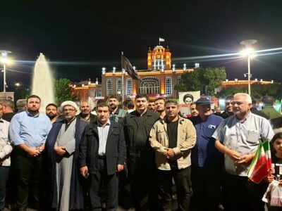 حضور پرشور کارکنان شهرداری منطقه ۴ تبریز در اجتماع بزرگ تجدید بیعت با رهبر معظم انقلاب