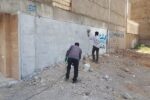 امحای دیوار نوشتههای غیر مجاز و زیباسازی دیوارهای شهری تبریز ادامه دارد