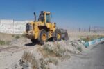 پاکسازی مکانیزه قطعات خالی سطح حوزه شهرداری منطقه ۲