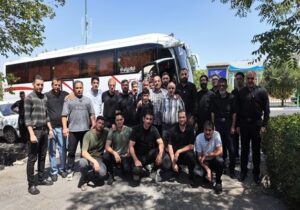 کارکنان سازمان عمران و بازآفرینی فضاهای شهری شهرداری تبریز عازم کربلای معلی شدند