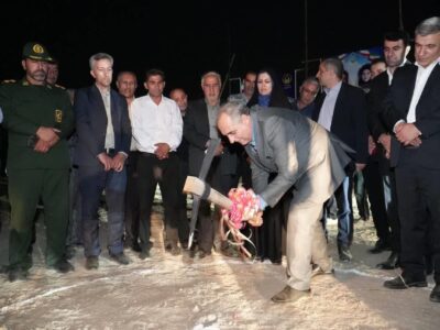 کلنگ‌زنی نیروگاه خورشیدی ۳ مگاواتی در لیلان