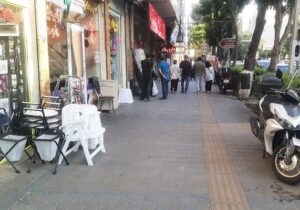صدور اخطاریه برای اصناف سدمعبر کننده خیابان ارتش جنوبی