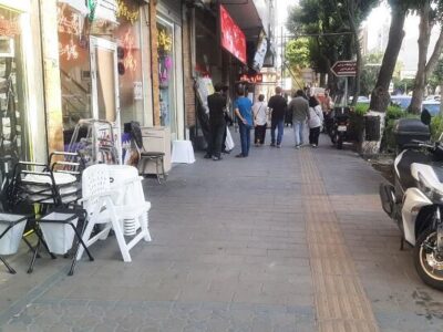 صدور اخطاریه برای اصناف سدمعبر کننده خیابان ارتش جنوبی