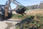 اجرای عملیات لایروبی و پاکسازی کانالها و جوب های غرب و شمالغرب تبریز