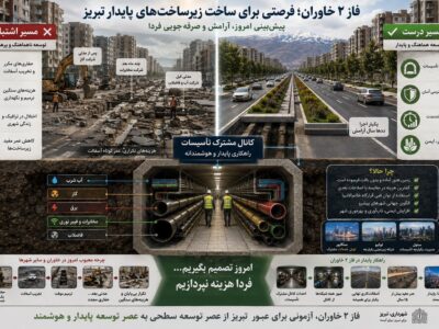 شریان‌های نامریی خاوران؛ آزمونی برای عبور تبریز از عصر «توسعه سطحی»