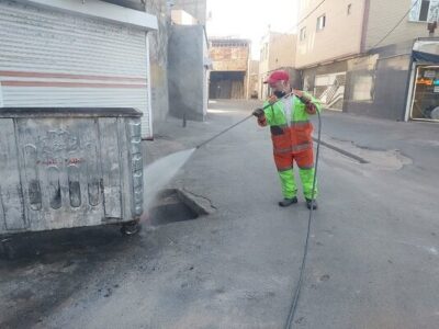 شست‌وشوی مکانیزه ۷ هزار و ۸۰۰ مخزن پسماند در حوزه شهرداری منطقه ۴ تبریز طی چهار ماه اخیر