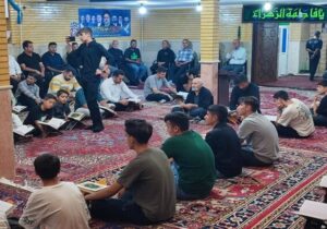 برگزاری اولین محفل "کرسی تلاوت قرآن کریم" به نیابت از شهیدان در مسجد صاحب‌الزمان (عج)