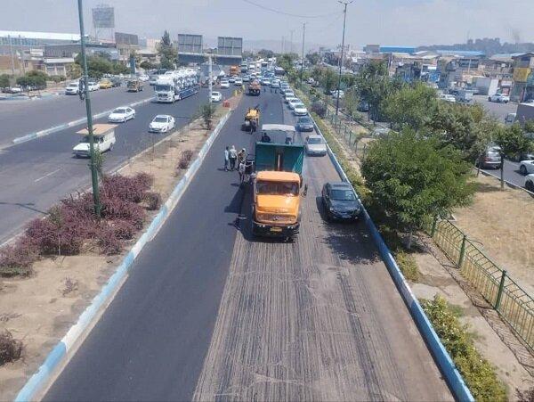 تکمیل پروژه بهسازی و آسفالت‌ریزی اساسی در محور تبریز-آذرشهر