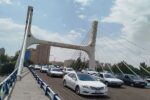 تراش آسفالت لاین شرقی روی پل کابلی توسط شهرداری منطقه ۲