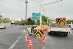 افزایش ایمنی معابر پرسرعت منطقه ۴ با نصب تجهیزات ترافیکی
