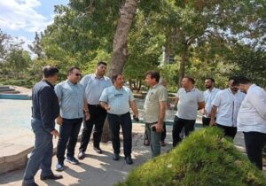 آبنما، پیاده رو ها و محوطه پارک شمس تبریزی بهسازی می شود