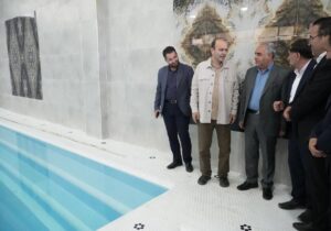 بازدید استاندار آذربایجان شرقی از مجتمع  آب‌درمانی اردها در سراب