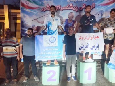 درخشش کارمند آبفای آذربایجانشرقی با کسب دو مدال نقره در مسابقات دوومیدانی پیشکسوتان کشور