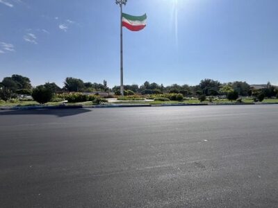 اتمام بهسازی میدان ائل گلی توسط شهرداری منطقه ۲