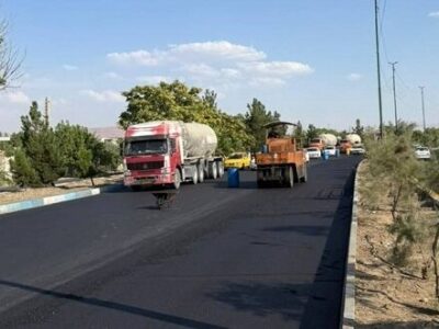 توزیع ۱۹۲۴ تن آسفالت در معابر غرب و شمالغرب تبریز