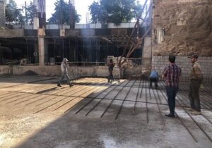 آغاز آرماتوربندی فونداسیون بلوک B در پروژه بازآفرینی شهری راسته‌کوچه