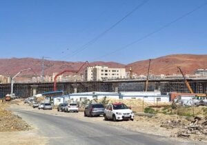بتن‌ریزی مرحله چهارم عرشه پل شهید حیدری با حجم ۷۰۰ مترمکعب