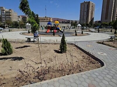 پارک محله ای "حلما" در خیابان گلکار بدون تشریفات افتتاح شد