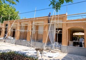 احداث سازه هشتی ورودی خانه تاریخی کلکته‌چی به پیشرفت ۸۰ درصدی رسید