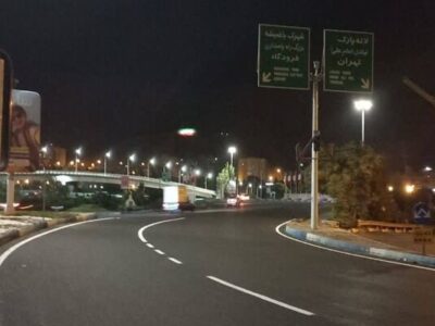 ارتقای ایمنی معابر شهرداری منطقه یک تبریز با اجرای ۱۷ کیلومتر خطکشی محوری