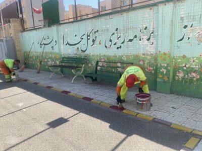 اجرای طرح "استقبال از مهر" توسط شهرداری منطقه ۲