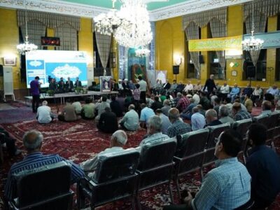 گرامیداشت هفته دفاع مقدس در مسجد امام حسین (ع) منطقه ۷ تبریز برگزار شد